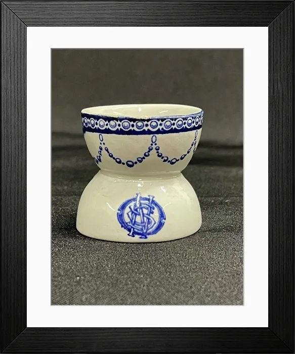 Framed Print : White Star Line, Stonier OSNC Bradford egg cup Framed Print : White Star Line, Stonier OSNC Bradford egg cup