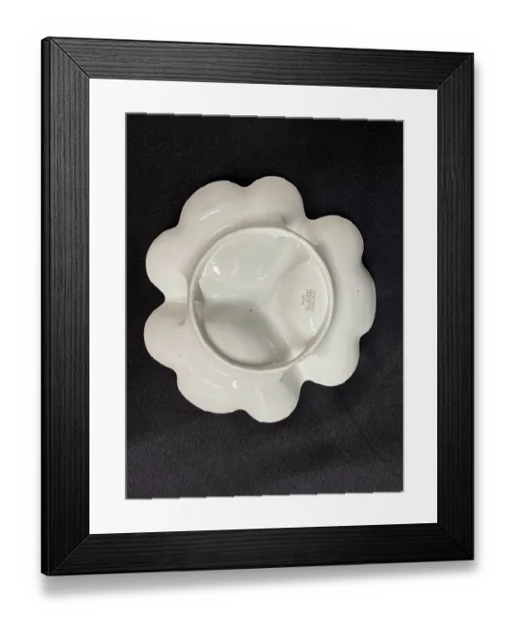 Framed Print : White Star Line, Stonier Wisteria hors d'oeuvre dish (base) Framed Print : White Star Line, Stonier Wisteria hors d'oeuvre dish (base)