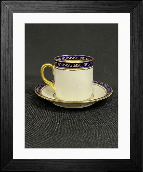 Framed Print : White Star Line, Stonier demitasse cup and saucer Framed Print : White Star Line, Stonier demitasse cup and saucer