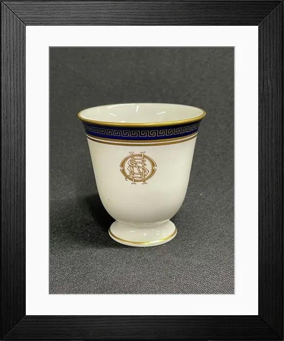 Framed Print : White Star Line, Copeland Spode OSNC beaker Framed Print : White Star Line, Copeland Spode OSNC beaker