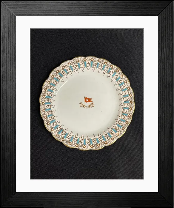 Framed Print : White Star Line, First Class Stonier Wisteria side plate Framed Print : White Star Line, First Class Stonier Wisteria side plate