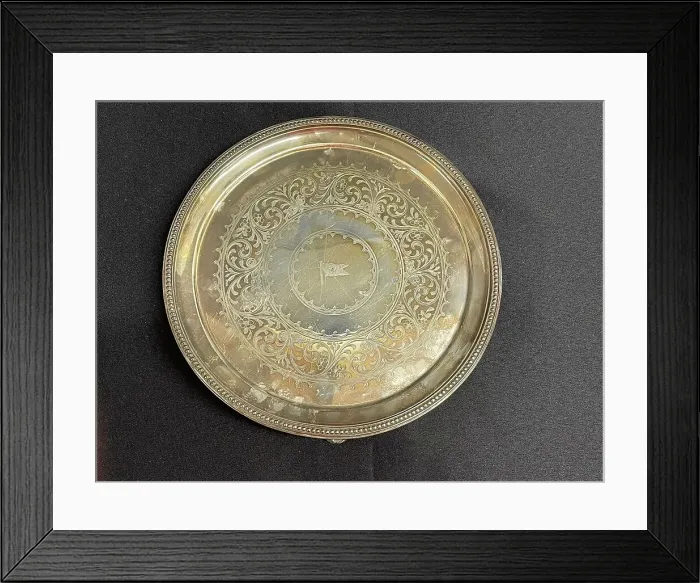 Framed Print : White Star Line, First Class Elkington plate serving tray Framed Print : White Star Line, First Class Elkington plate serving tray
