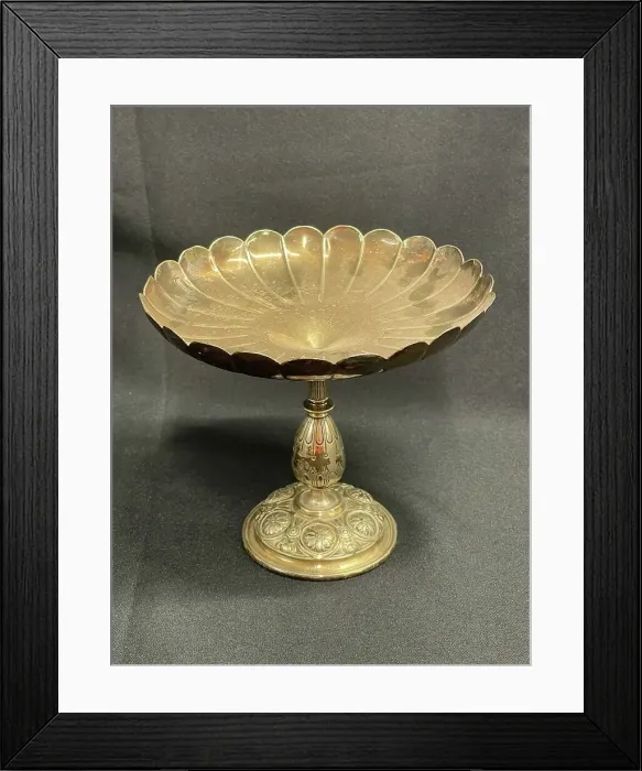 Framed Print : White Star Line, First Class Elkington plate tazza Framed Print : White Star Line, First Class Elkington plate tazza