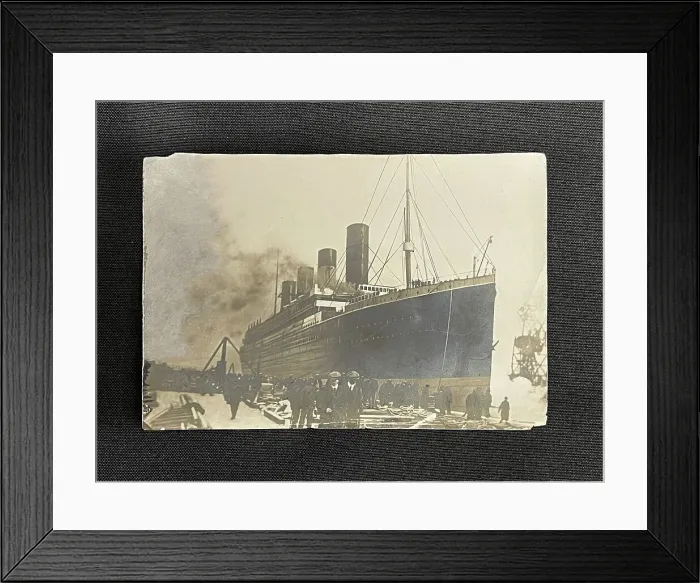 Framed Print : White Star Line, RMS Titanic, in Belfast, Northern Ireland Framed Print : White Star Line, RMS Titanic, in Belfast, Northern Ireland