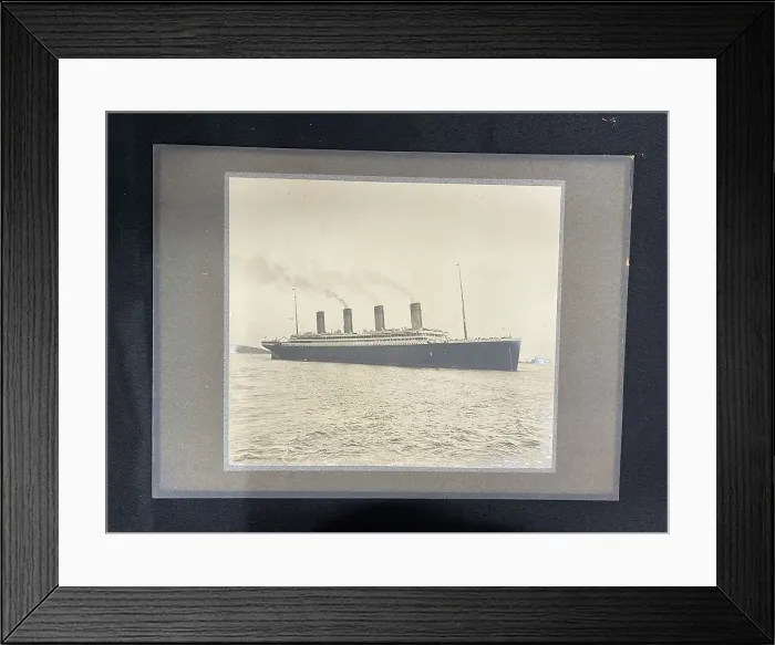 Framed Print : White Star Line, RMS Olympic, photograph Framed Print : White Star Line, RMS Olympic, photograph