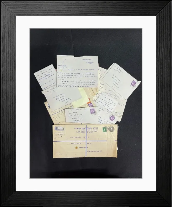 Framed Print : White Star Line, RMS Titanic, archive of Ismay letters Framed Print : White Star Line, RMS Titanic, archive of Ismay letters