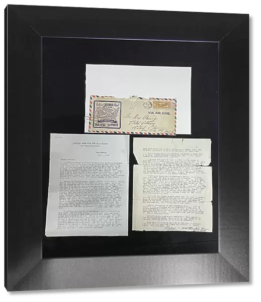 Letter to Laura Francatelli, RMS Titanic survivor