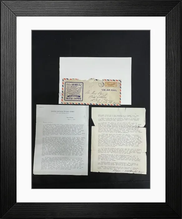Framed Print : Letter to Laura Francatelli, RMS Titanic survivor Framed Print : Letter to Laura Francatelli, RMS Titanic survivor