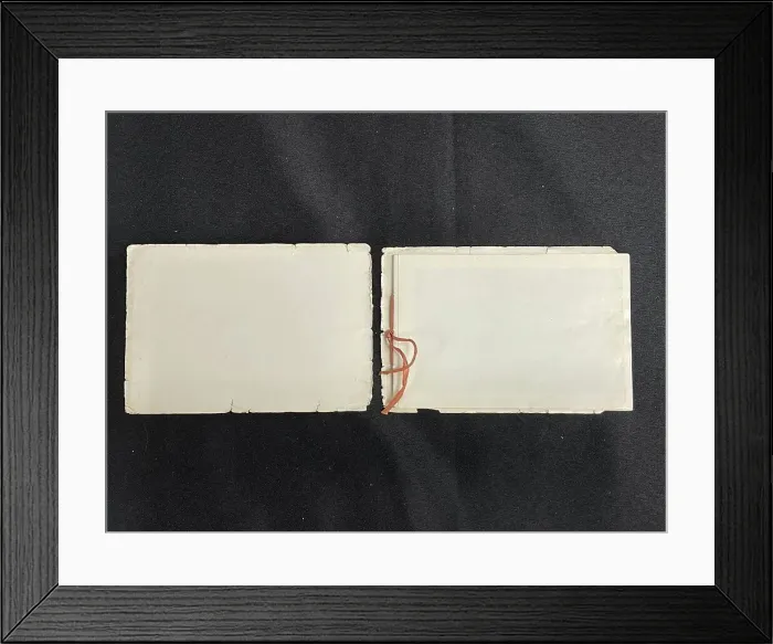 Framed Print : White Star Line, RMS Titanic, booklet of notes Framed Print : White Star Line, RMS Titanic, booklet of notes