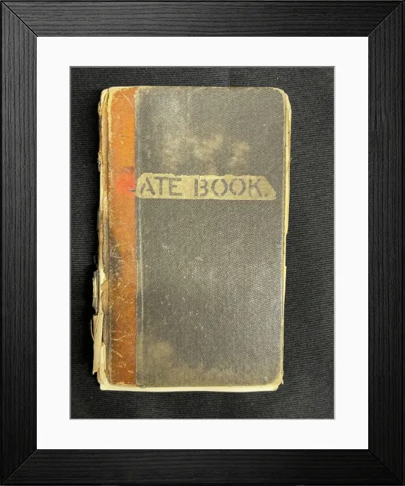 Framed Print : White Star Line, RMS Titanic, Harland and Wolff date book Framed Print : White Star Line, RMS Titanic, Harland and Wolff date book