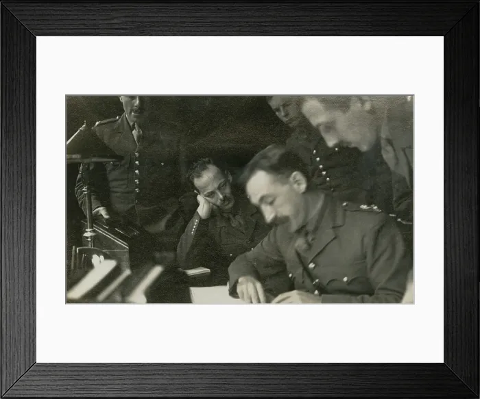 Framed Print : British Officers at the Albuhera Barracks, Aldershot Framed Print : British Officers at the Albuhera Barracks, Aldershot