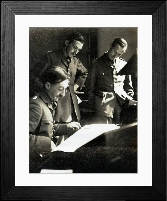 Framed Print : E. Hodgson, A. Heber-Percy, Jock Fletcher, Albuhera Barracks Framed Print : E. Hodgson, A. Heber-Percy, Jock Fletcher, Albuhera Barracks