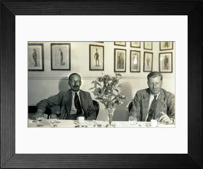 Framed Print : Suffield and Wynne-Finch at the Guards Boat Club, Maidenhead Framed Print : Suffield and Wynne-Finch at the Guards Boat Club, Maidenhead