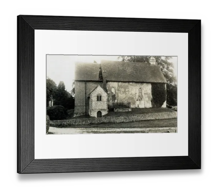 Framed Print : Saxon church at Corhampton, Hampshire, England Framed Print : Saxon church at Corhampton, Hampshire, England