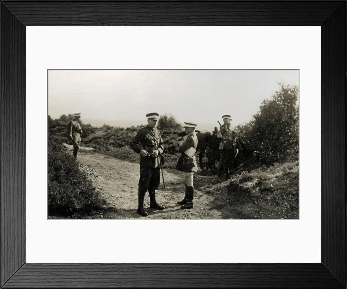 Framed Print : The Welsh Guards on manoeuvres near Pirbright Framed Print : The Welsh Guards on manoeuvres near Pirbright