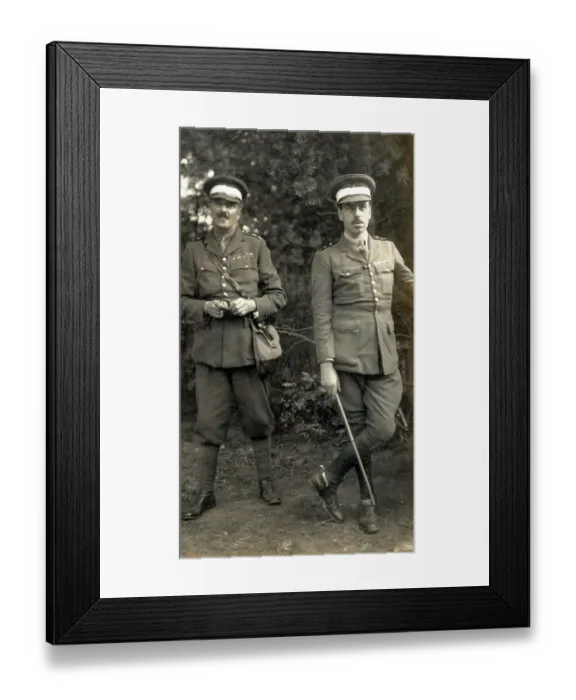 Framed Print : Stevenson and Sir Alexander Stanier - Welsh Guards Framed Print : Stevenson and Sir Alexander Stanier - Welsh Guards