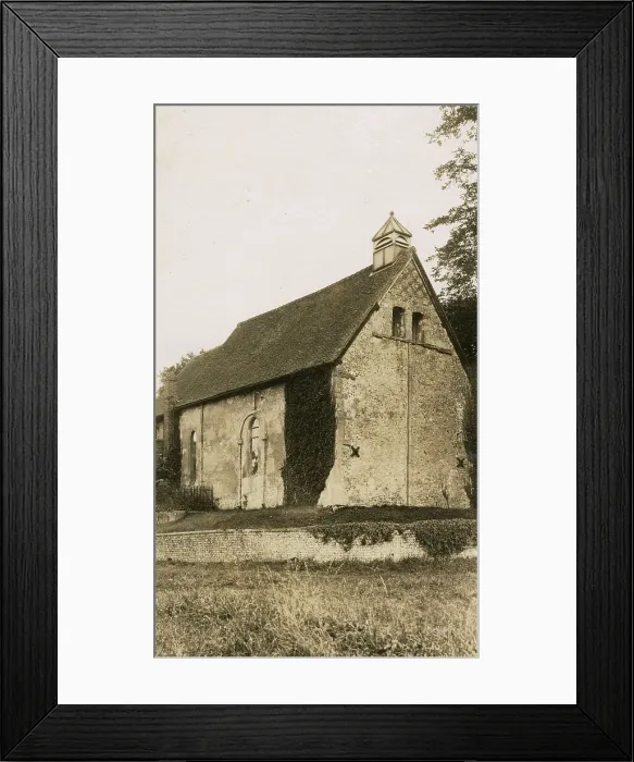 Framed Print : Saxon church at Corhampton, Hampshire, England Framed Print : Saxon church at Corhampton, Hampshire, England