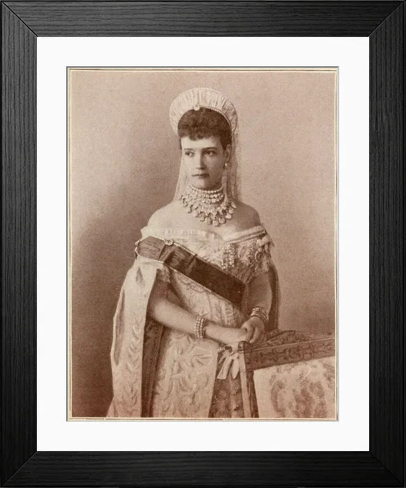 Framed Print : Maria Feodorovna consort of Emperor Alexander III Framed Print : Maria Feodorovna consort of Emperor Alexander III