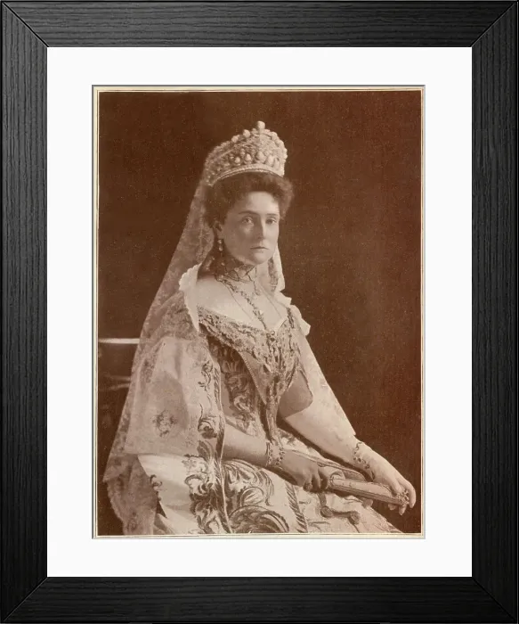 Framed Print : Alexandra Feodorovna consort of Tsar Nicholas II Framed Print : Alexandra Feodorovna consort of Tsar Nicholas II