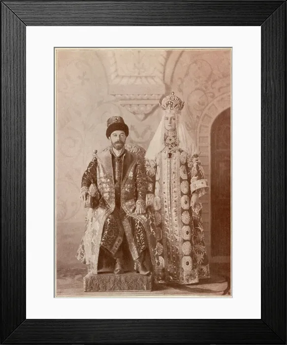 Framed Print : Tsar Nicholas II and the Tsarina at a Ball, St. Petersburg Framed Print : Tsar Nicholas II and the Tsarina at a Ball, St. Petersburg