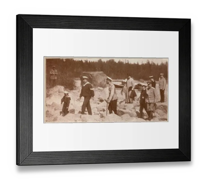 Framed Print : Russia - Tsar Nicholas II and the Tsarevich in Finalnd Framed Print : Russia - Tsar Nicholas II and the Tsarevich in Finalnd