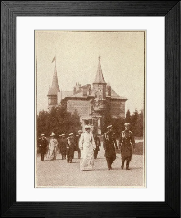 Framed Print : Tsar Nicholas II and the Tsarina - Bialowieza Forest Framed Print : Tsar Nicholas II and the Tsarina - Bialowieza Forest