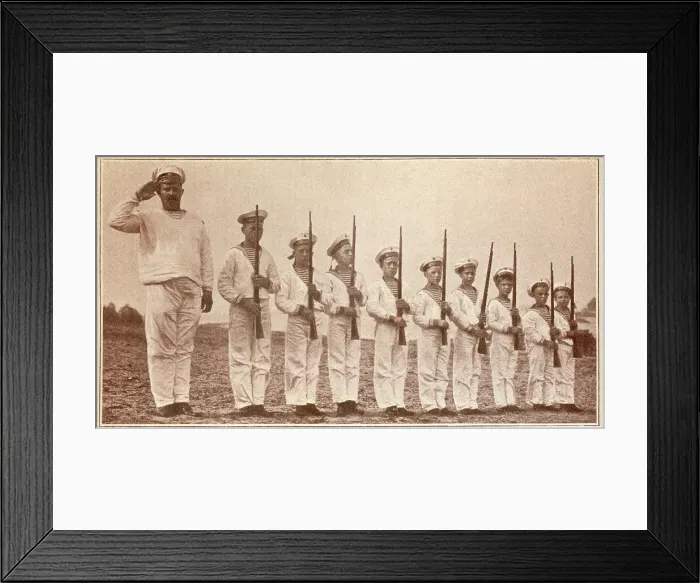 Framed Print : Alexei Nikolaevich, Tsarevich of Russia as a cadet sailor Framed Print : Alexei Nikolaevich, Tsarevich of Russia as a cadet sailor