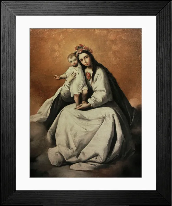 Framed Print : Virgin of Mercy. Second third of the 17th century Framed Print : Virgin of Mercy. Second third of the 17th century