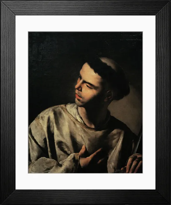 Framed Print : Saint Lawrence, circa 1640-1645 by Bernardo Cavallino Framed Print : Saint Lawrence, circa 1640-1645 by Bernardo Cavallino