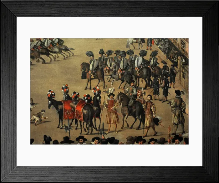 Framed Print : Royal Festivities in the Plaza Mayor, 1623. Detail Framed Print : Royal Festivities in the Plaza Mayor, 1623. Detail