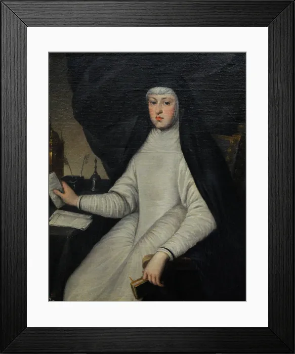 Framed Print : Mariana of Austria (1634-1696). Queen of Spain Framed Print : Mariana of Austria (1634-1696). Queen of Spain
