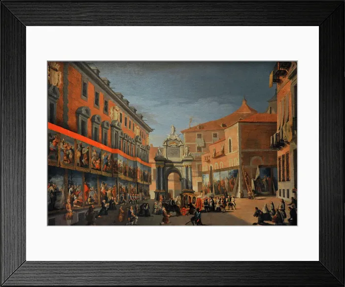 Framed Print : Triumphal Arch of Santa Maria (Saint Mary) in Calle Mayor Framed Print : Triumphal Arch of Santa Maria (Saint Mary) in Calle Mayor