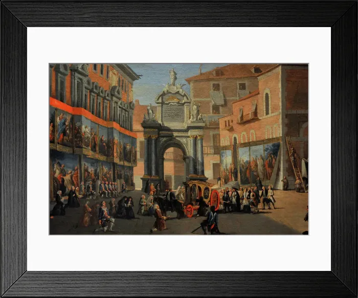 Framed Print : Triumphal Arch of Santa Maria (Saint Mary) in Calle Mayor Framed Print : Triumphal Arch of Santa Maria (Saint Mary) in Calle Mayor