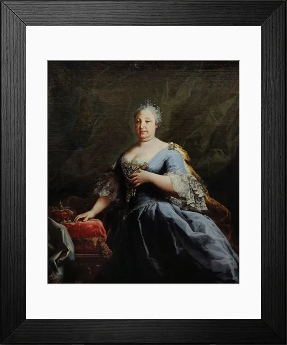 Framed Print : Barbara of Portugal (1711-1758). Anonymous portrait Framed Print : Barbara of Portugal (1711-1758). Anonymous portrait