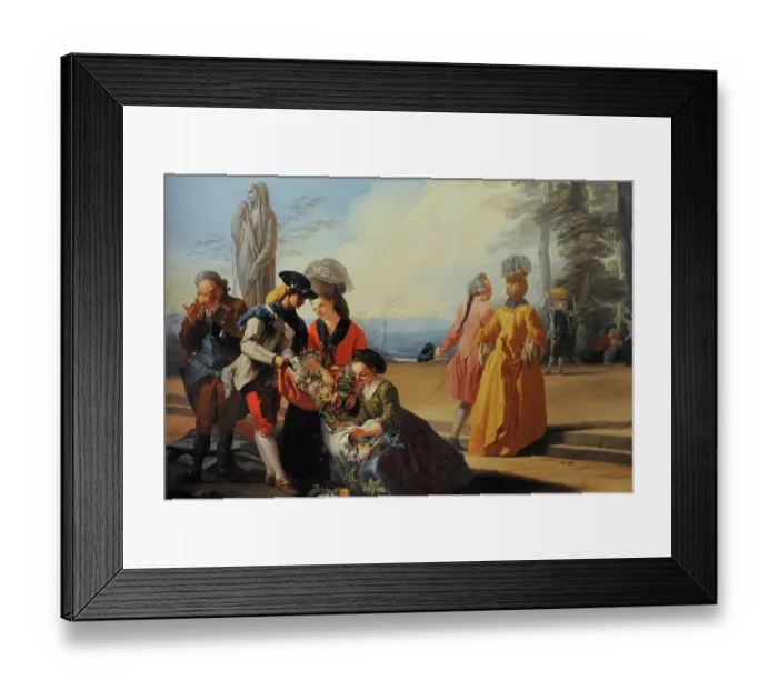 Framed Print : The Garden of El Retiro near the Walls of the Bronze Horse Framed Print : The Garden of El Retiro near the Walls of the Bronze Horse