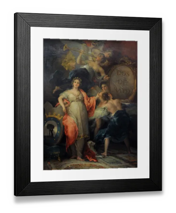 Framed Print : Allegory of the Villa of Madrid, 1810, by Francisco de Goya Framed Print : Allegory of the Villa of Madrid, 1810, by Francisco de Goya