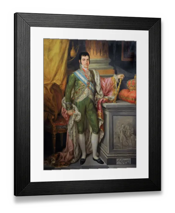 Framed Print : Ferdinand VII (1784-1833), 1808, by Antonio Carnicero Framed Print : Ferdinand VII (1784-1833), 1808, by Antonio Carnicero