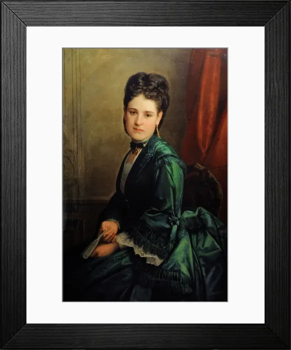 Framed Print : Adelina Patti (1843-1919), 1873, by Raimundo de Madrazo Framed Print : Adelina Patti (1843-1919), 1873, by Raimundo de Madrazo