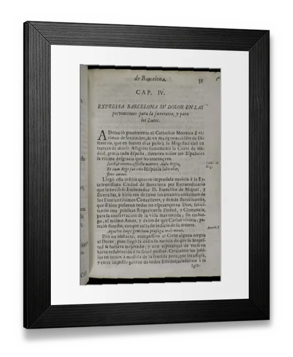 Framed Print : History of Spain. Death of Charles II of Spain (1661-1700) Framed Print : History of Spain. Death of Charles II of Spain (1661-1700)