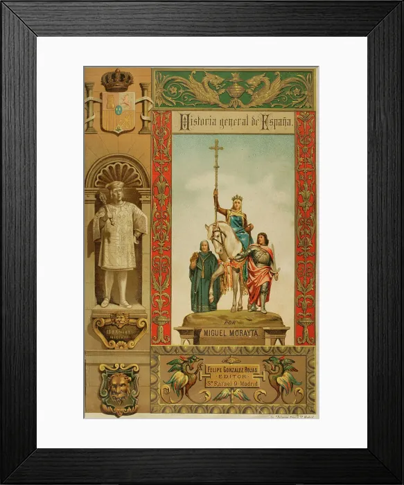 Framed Print : Historia General de Espana (General History of Spain) Framed Print : Historia General de Espana (General History of Spain)