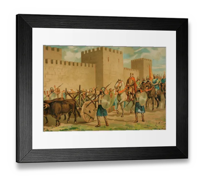 Framed Print : Entrance of the Visigoth king Wamba into Toledo Framed Print : Entrance of the Visigoth king Wamba into Toledo