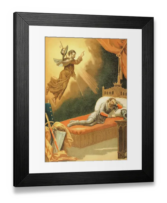 Framed Print : Don Ramiro's dream. The King of Asturias Ramiro I Framed Print : Don Ramiro's dream. The King of Asturias Ramiro I