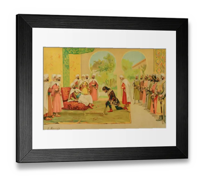 Framed Print : Ordono IV of Leon and Umayyad Caliph of Cordoba Al-Hakam II Framed Print : Ordono IV of Leon and Umayyad Caliph of Cordoba Al-Hakam II