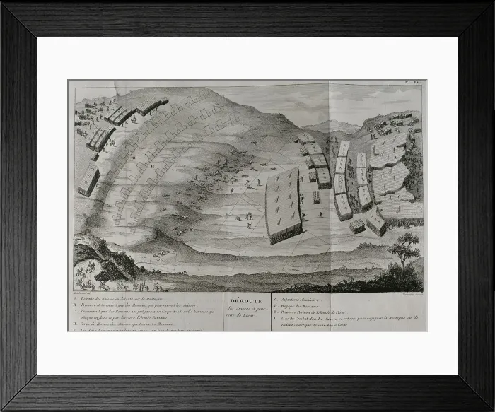 Framed Print : Campaign against the Helvetii (58 BC) Framed Print : Campaign against the Helvetii (58 BC)