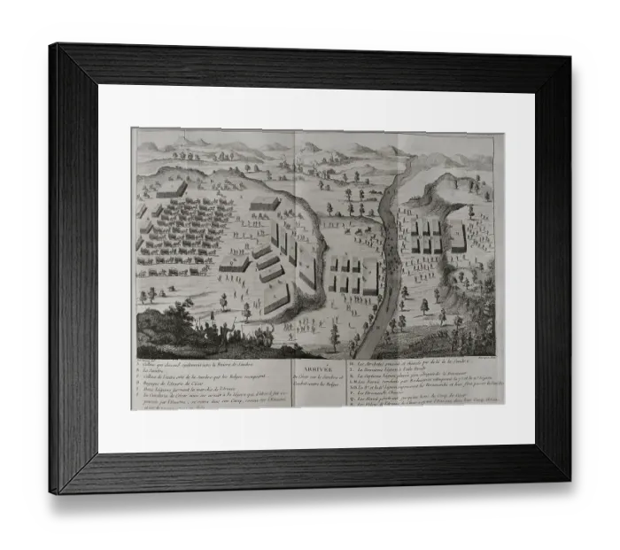 Framed Print : Gallic Wars (58 BC-50 BC). Battle of the Sambre (July 57 BC) Framed Print : Gallic Wars (58 BC-50 BC). Battle of the Sambre (July 57 BC)