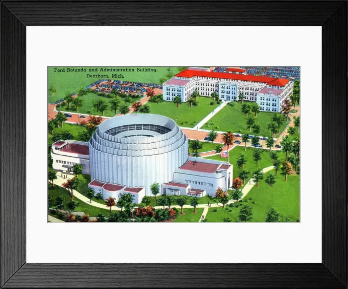 Framed Print : Ford Rotunda and Administration Building, Dearborn Framed Print : Ford Rotunda and Administration Building, Dearborn