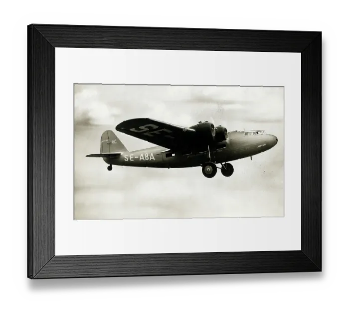 Framed Print : SE-ABA - Lappland - A. B. Aerotransport Swedish Airlines Framed Print : SE-ABA - Lappland - A. B. Aerotransport Swedish Airlines