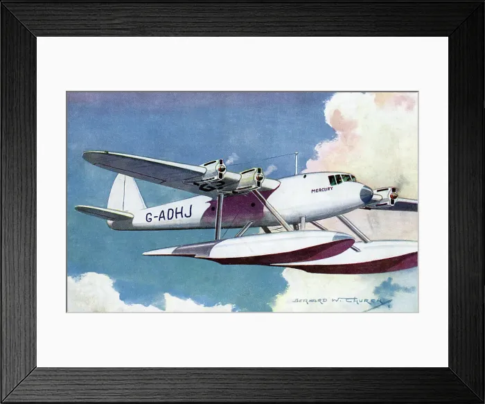 Framed Print : G-ADHJ - Mercury - Transatlantic Float Seaplane Framed Print : G-ADHJ - Mercury - Transatlantic Float Seaplane