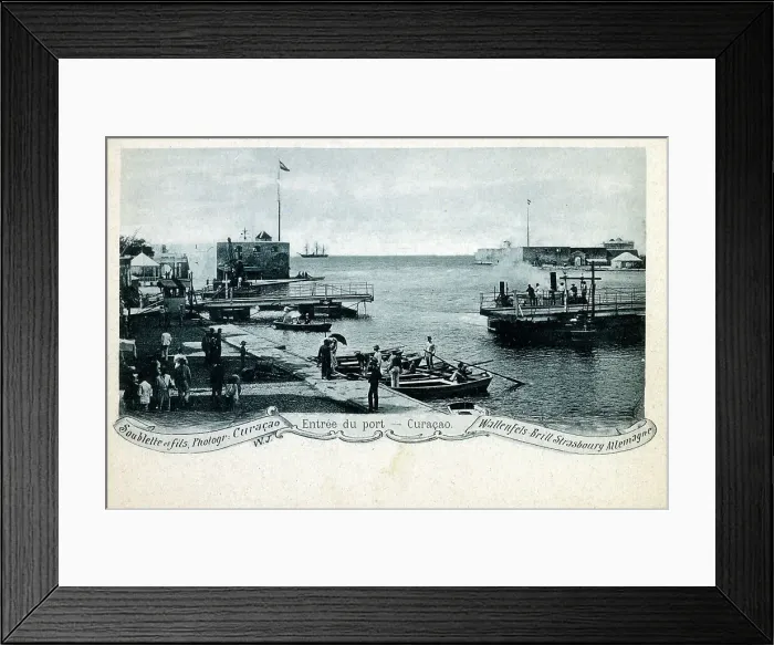 Framed Print : The Entrance to the Port, Curacao Framed Print : The Entrance to the Port, Curacao
