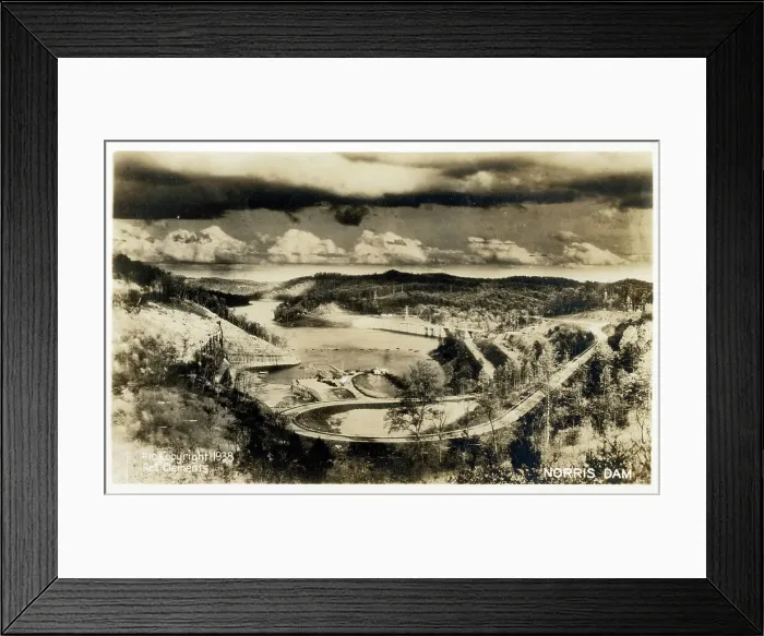 Framed Print : The Norris Dam, Tennessee, USA Framed Print : The Norris Dam, Tennessee, USA